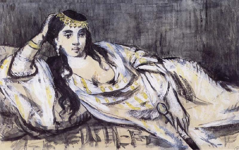 Edouard Manet Odalisque oil painting picture